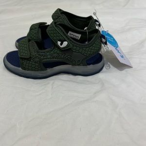 Carters Boys Roar Light Up Sandals NWT